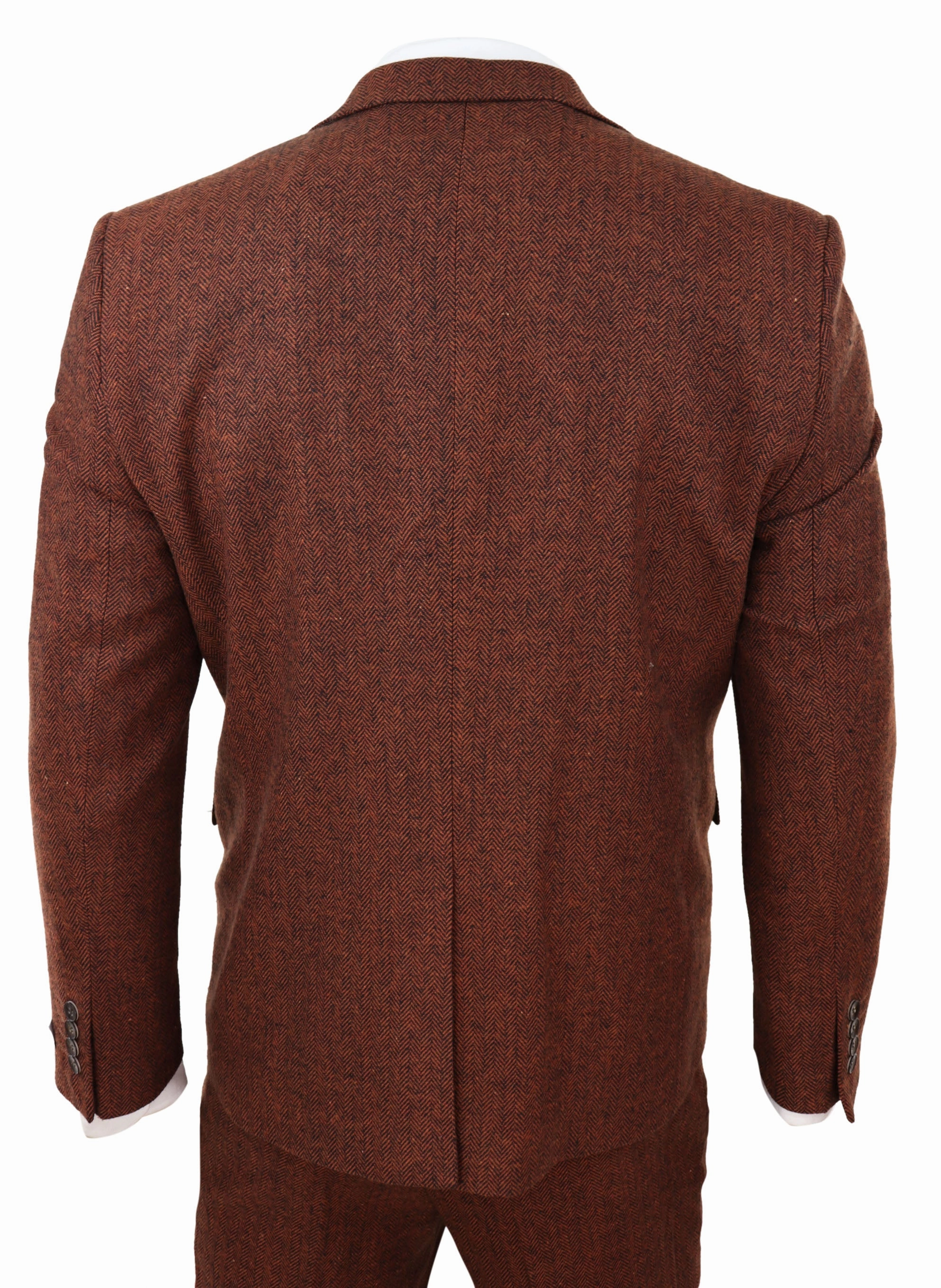 3 Piece Herringbone Suit 281