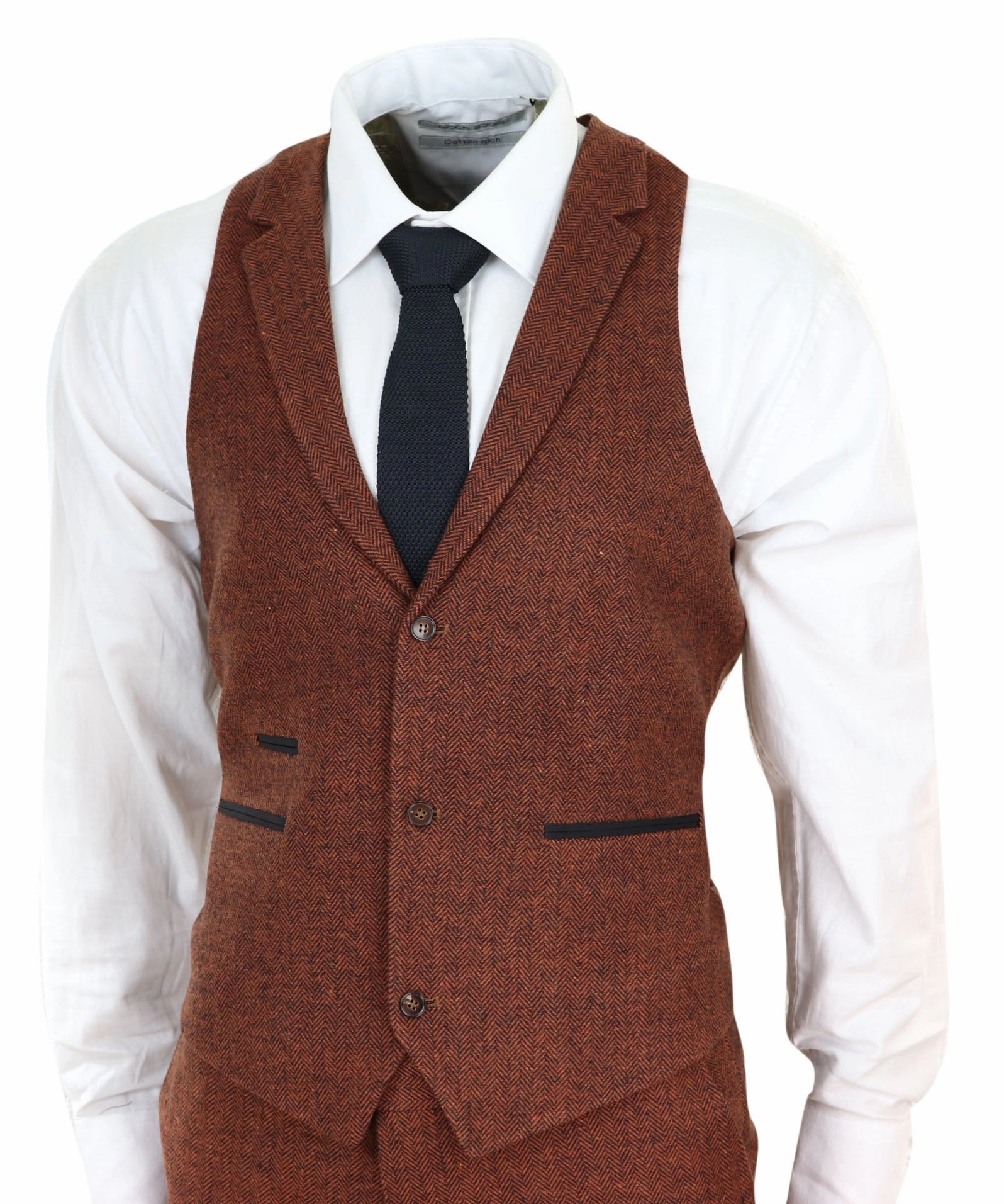 3 Piece Herringbone Suit 281