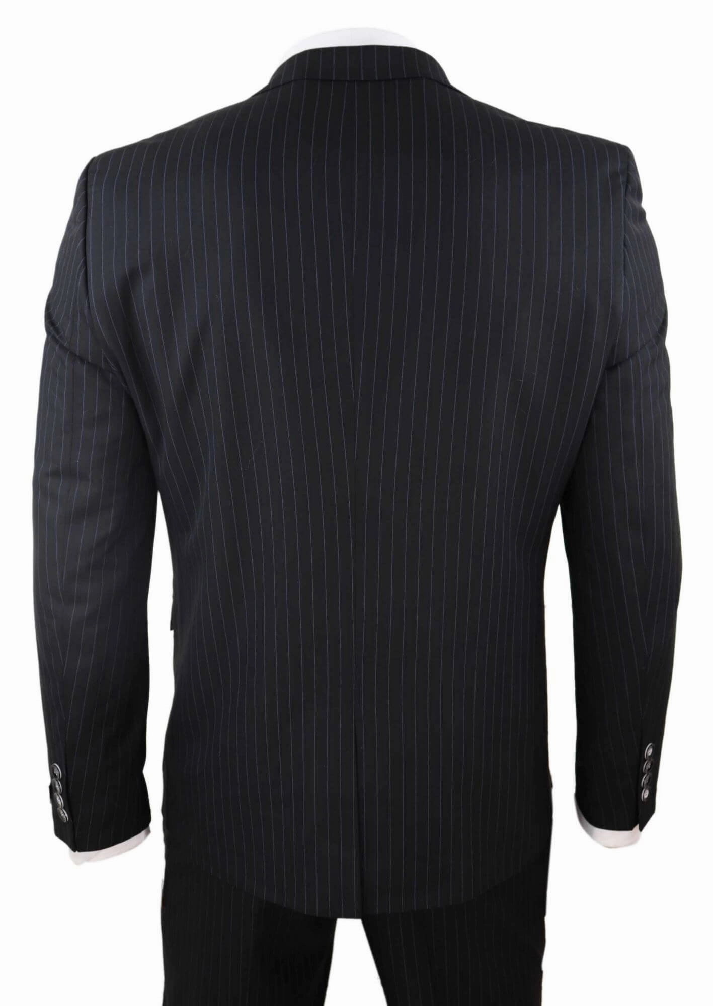 3 Piece Suit Gatsby 1920s Gangster Pinstripe