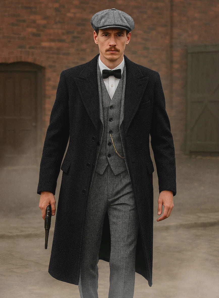 Arthur Shelby Peaky Blinders Gray Tweed Suit