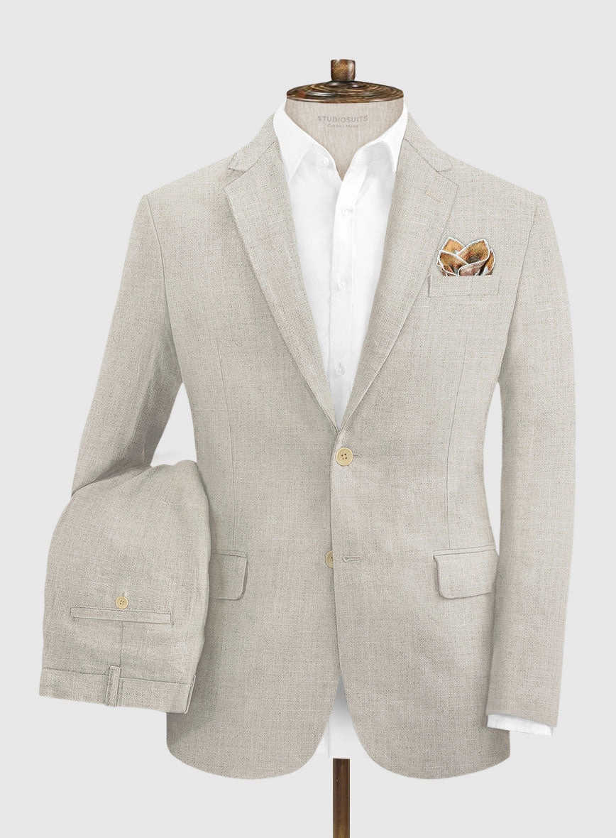 Barn Beige Linen Suit