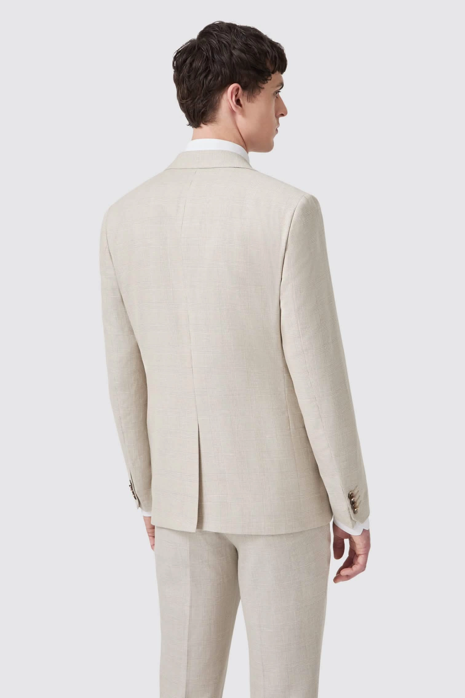 Beckford Slim Fit Grey Check Suit