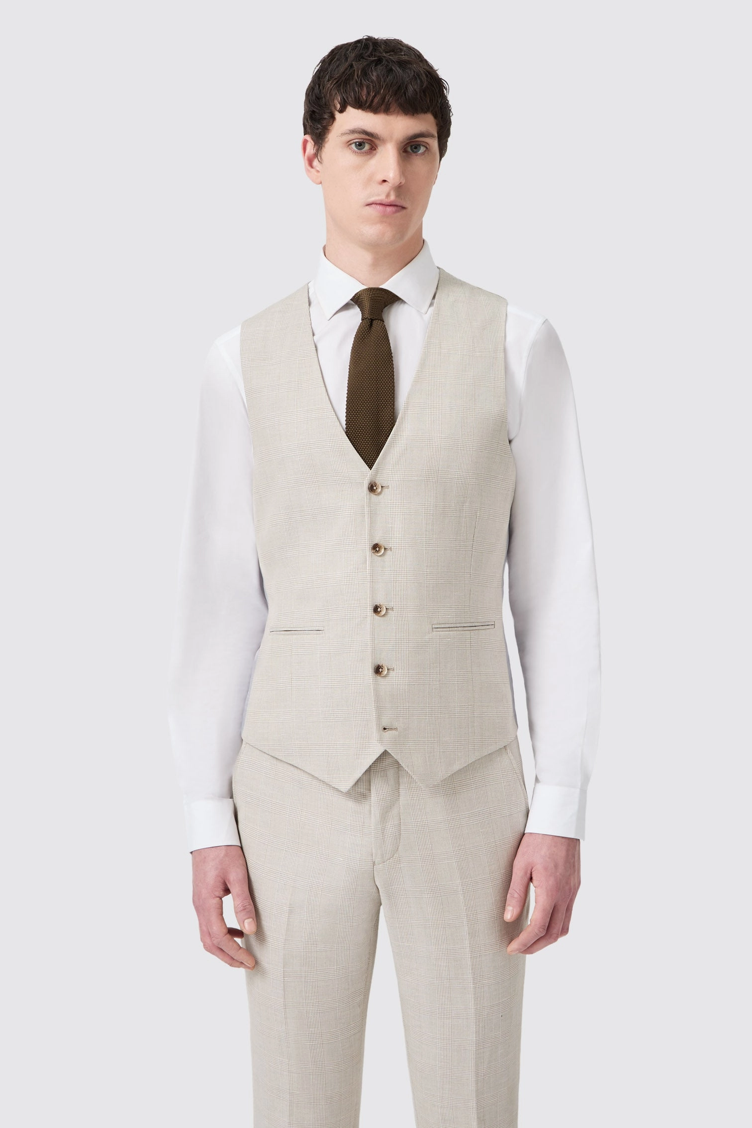 Beckford Slim Fit Grey Check Suit