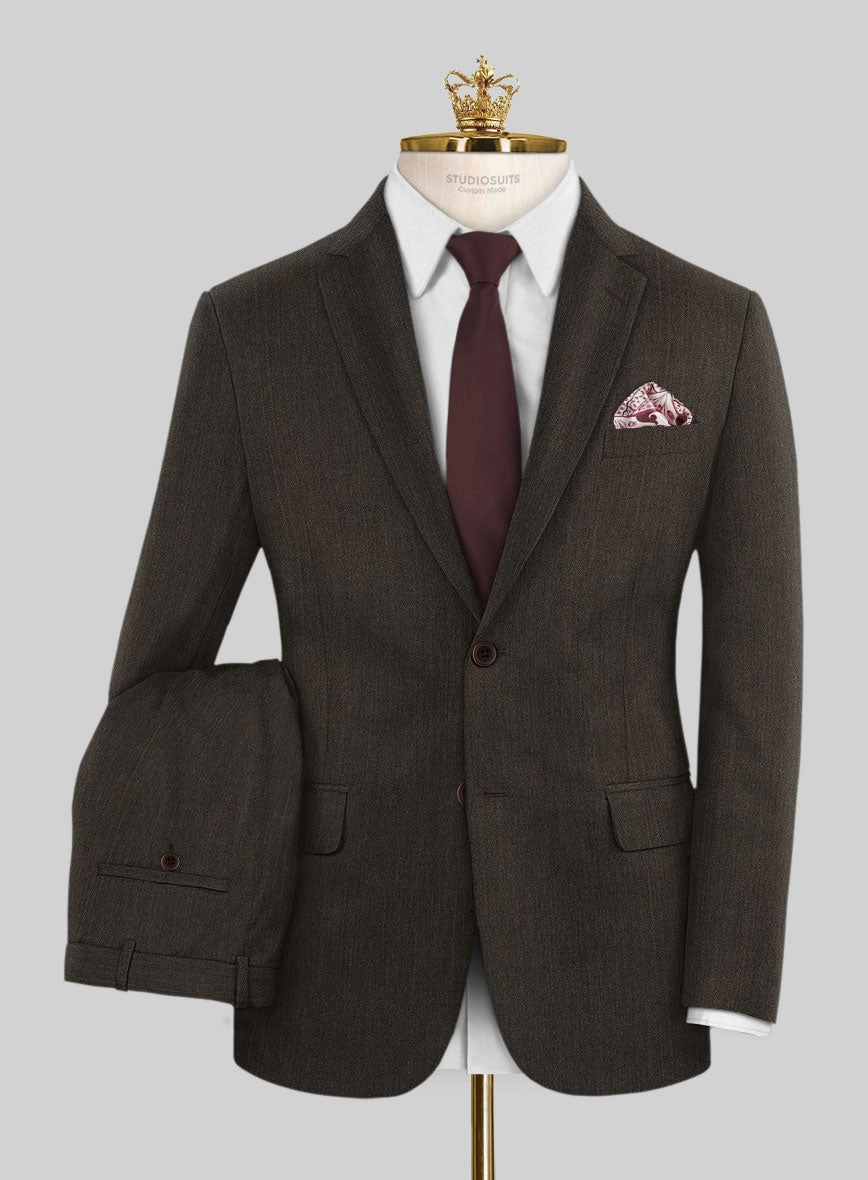 Bristol Brown Herringbone Suit