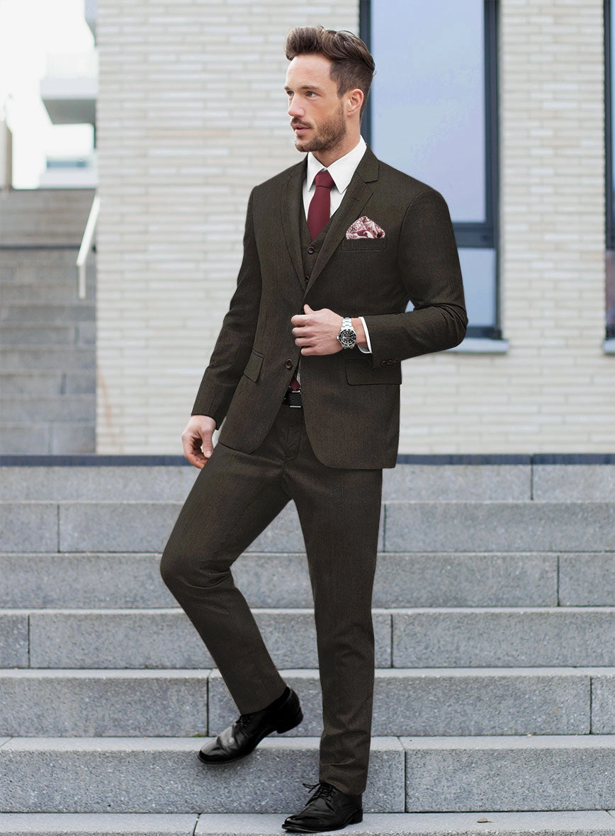 Bristol Brown Herringbone Suit