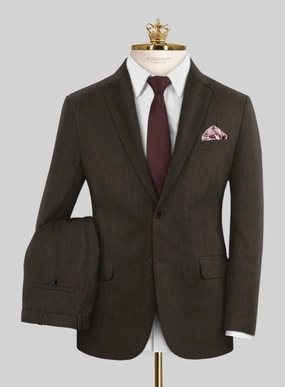 Bristol Brown Herringbone Suit