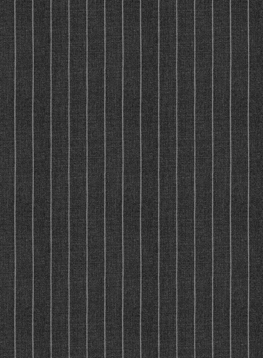 Bristol Gray Rope Stripe Suit