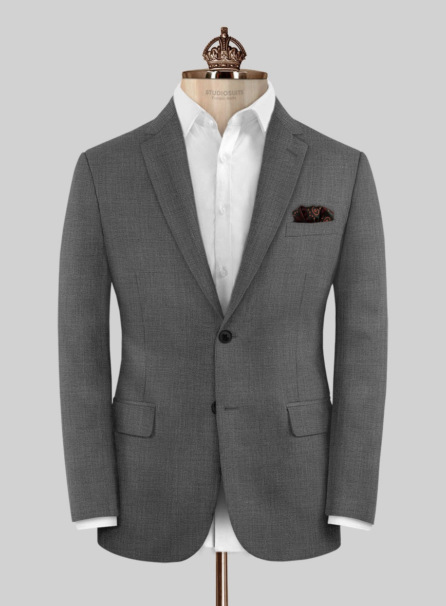 Bristol Nailhead Gray Suit