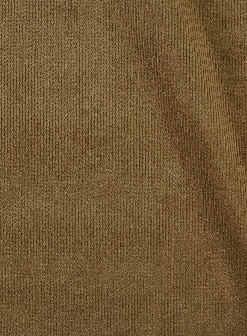 Brown Stretch Pin Corduroy Suit