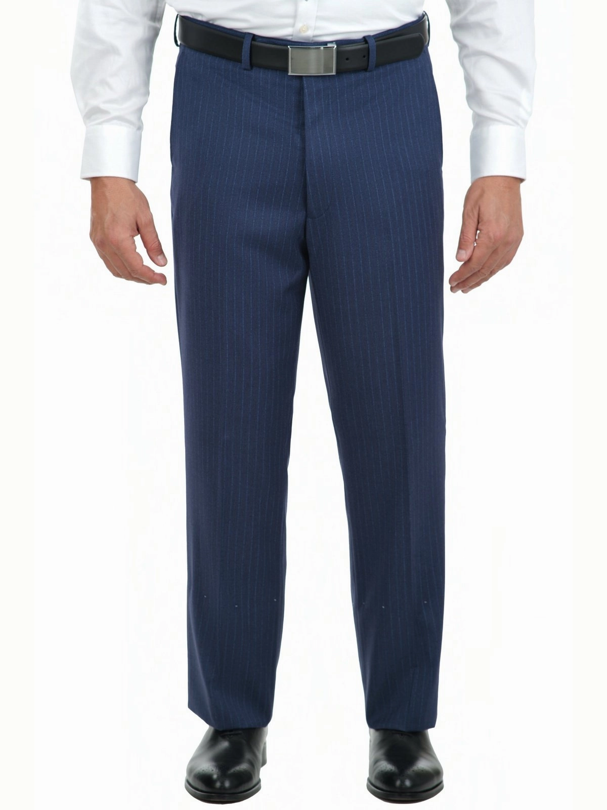 Caravelli Mens Blue Striped Two Button 2 Piece Suit