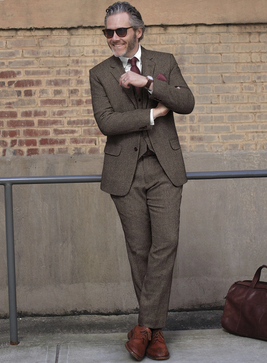 Carre Brown Tweed Suit