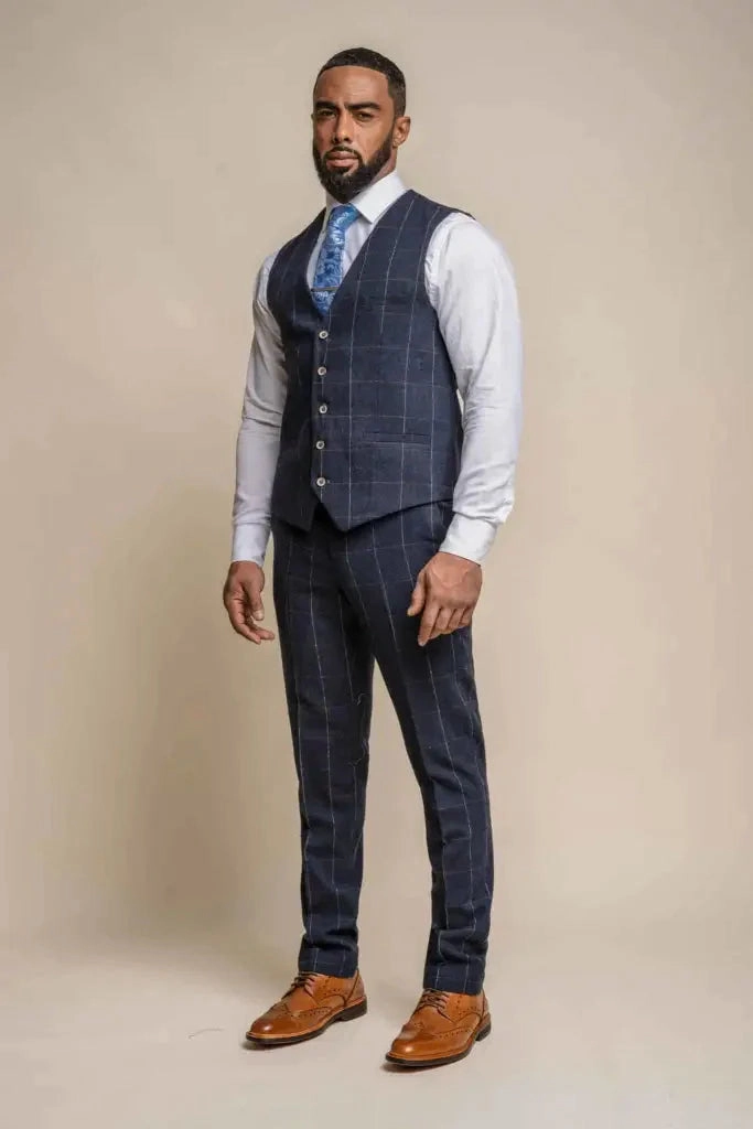 Cavani Three-Piece Suit - Angels Navy