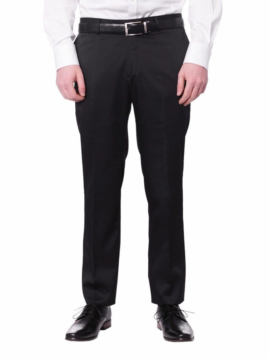 Cemden Mens Slim Fit Solid White 1-button 3 Piece Tuxedo Suit With Shawl Lapels