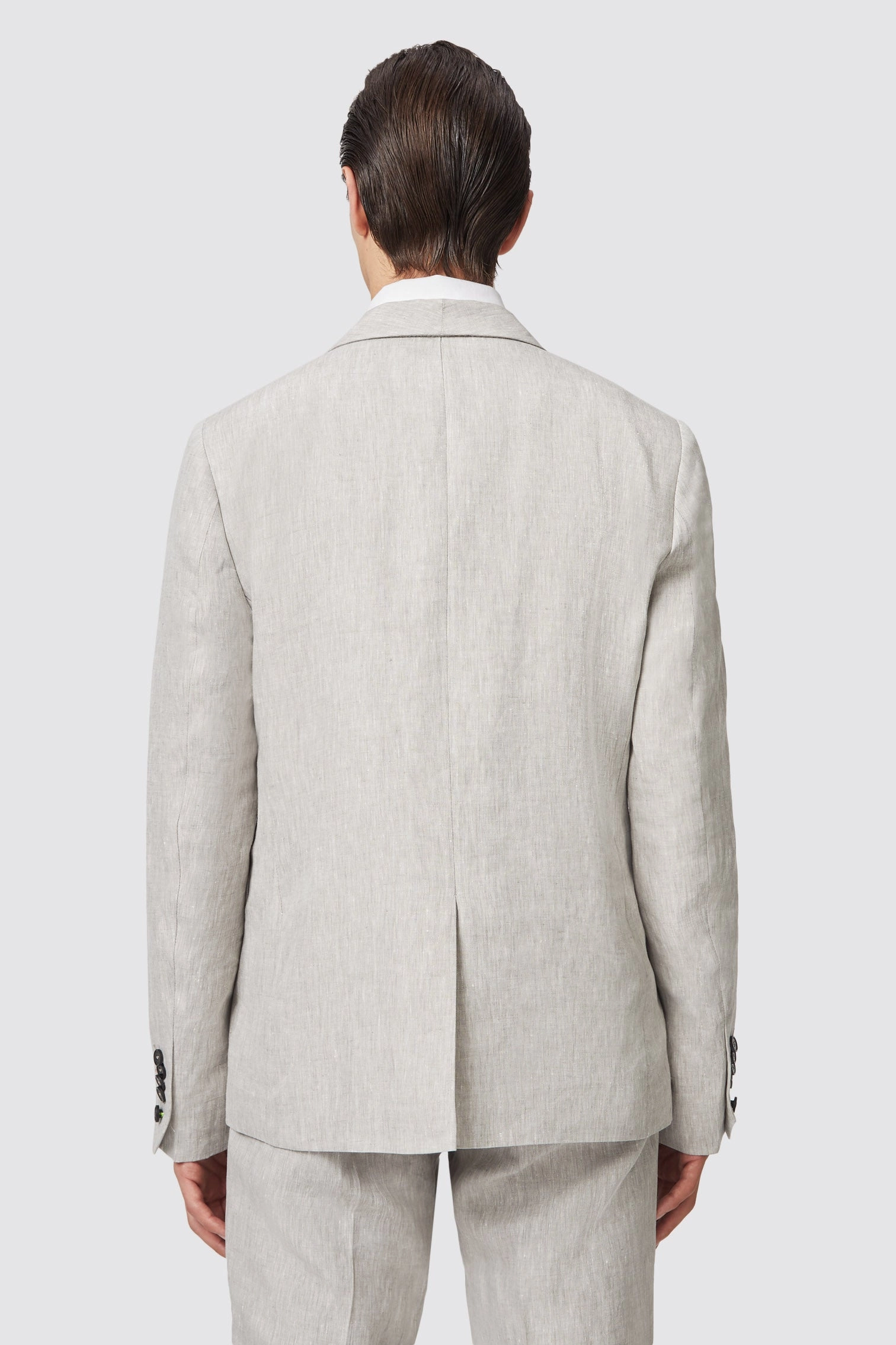 Claremont Slim Fit Stone Linen Suit