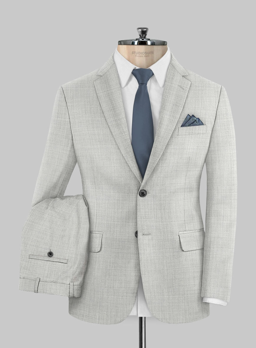 Cloud Gray Wool Suit