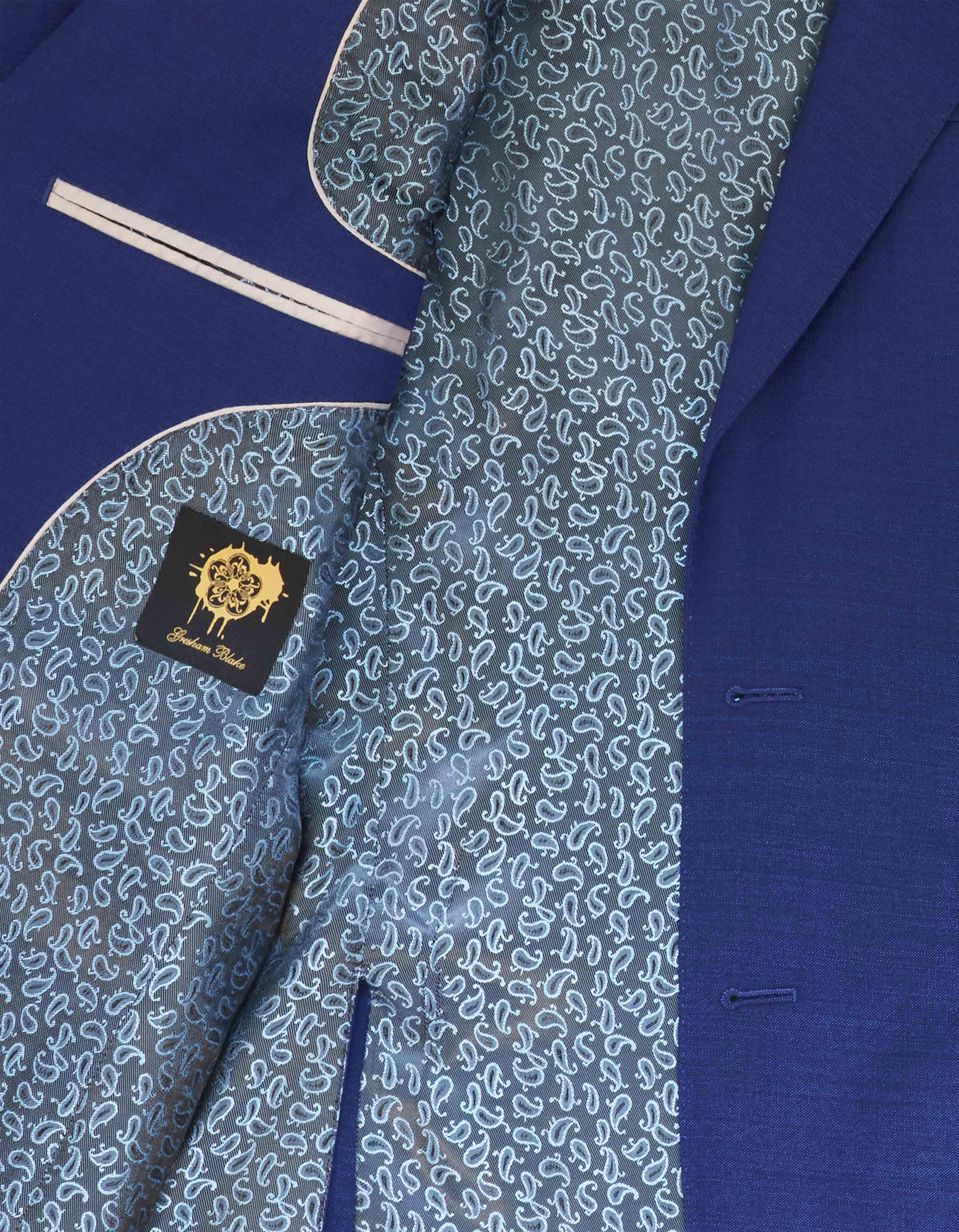 Cobalt Mohair Suit