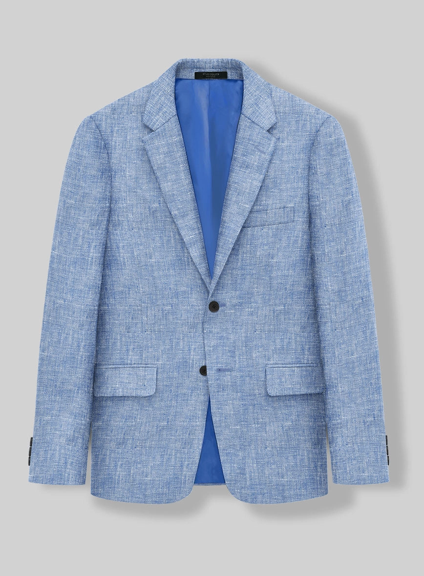 Desert Blue Linen Suit