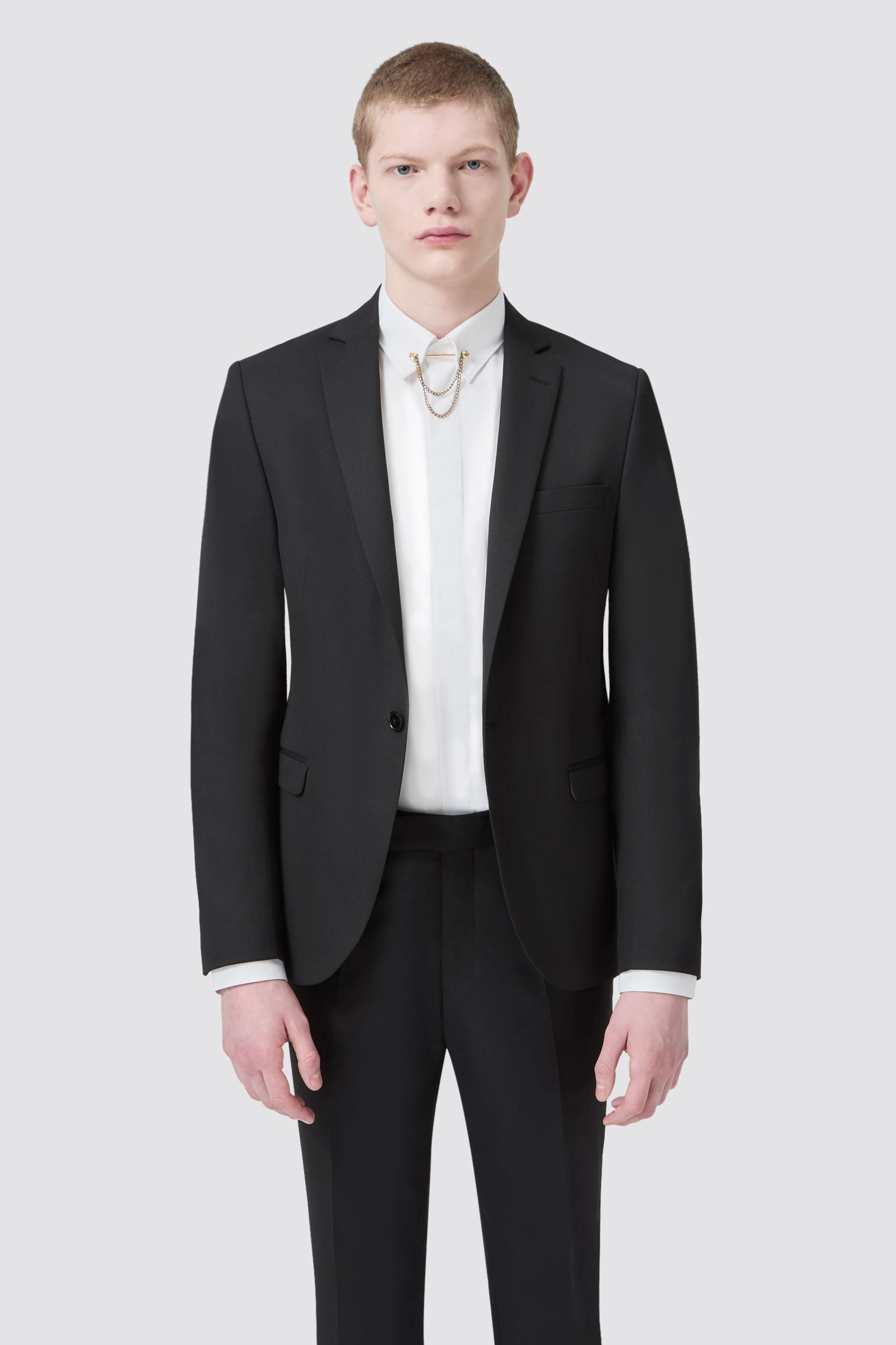 Ellroy Skinny Fit Black Suit