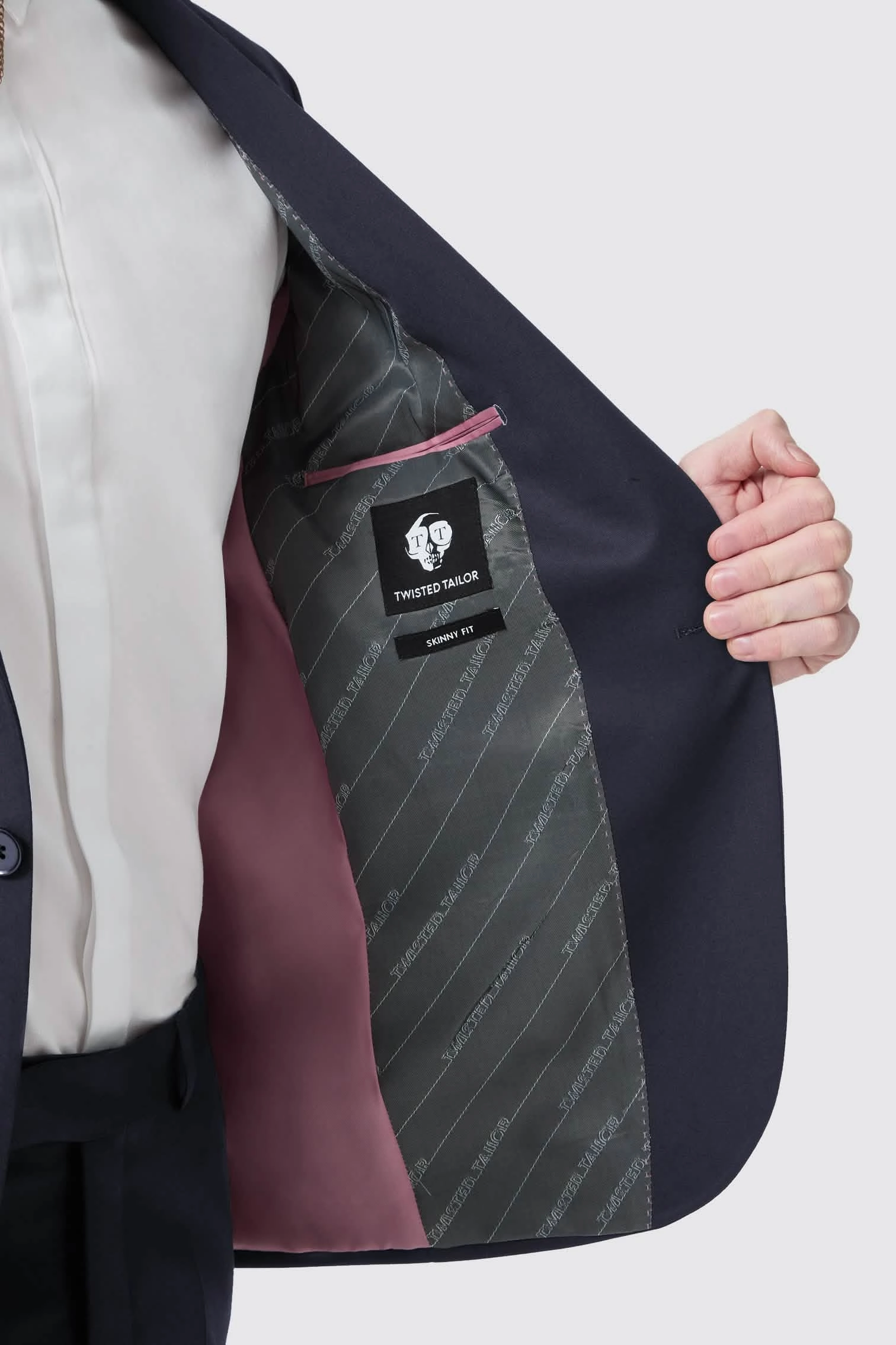 Ellroy Skinny Fit Navy Suit