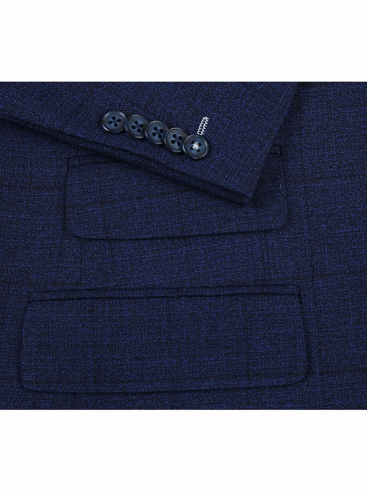 English Laundry Slim Fit Two button Blue Check Peak Lapel Suit