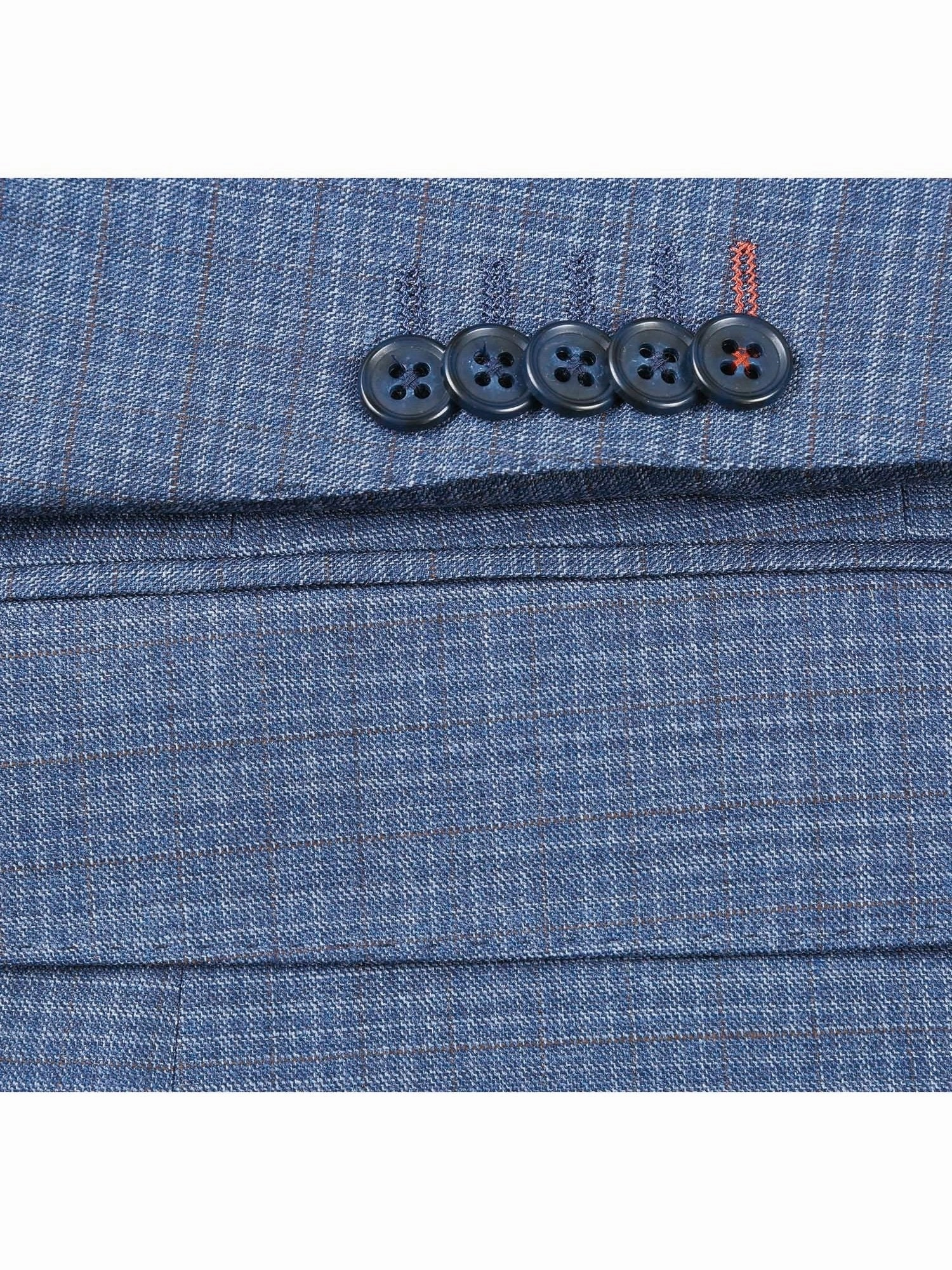 English Laundry Slim Fit Two Button Pale Blue Wool Notch Lapel Suit