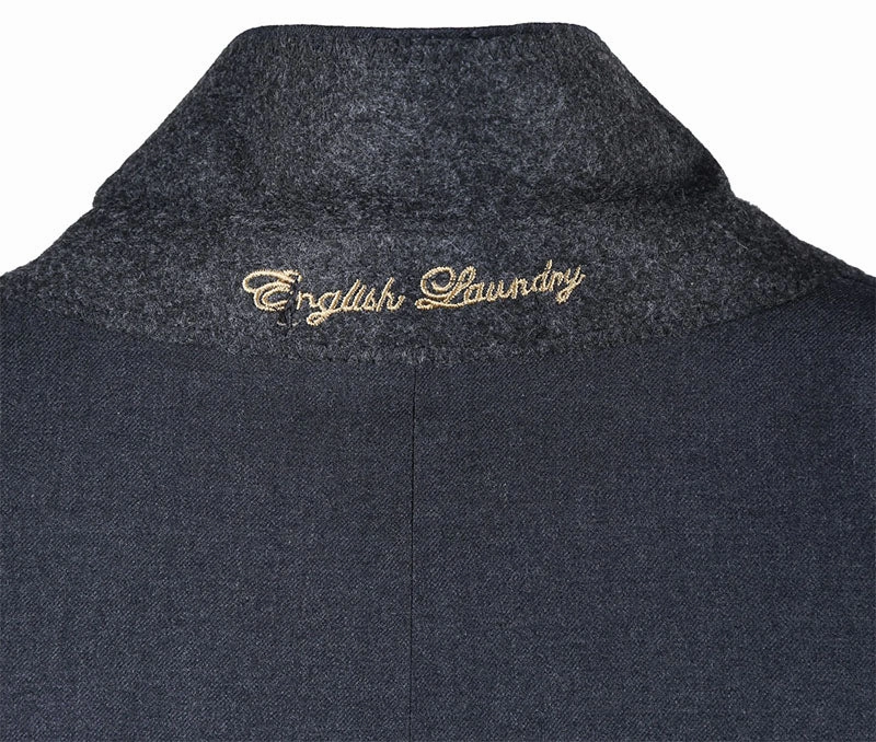 English Laundry Wool & Cashmere Slim Fit 2 Piece Suit in Charcoal