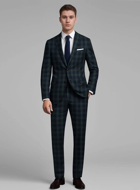 Frosted Forest Check Suit