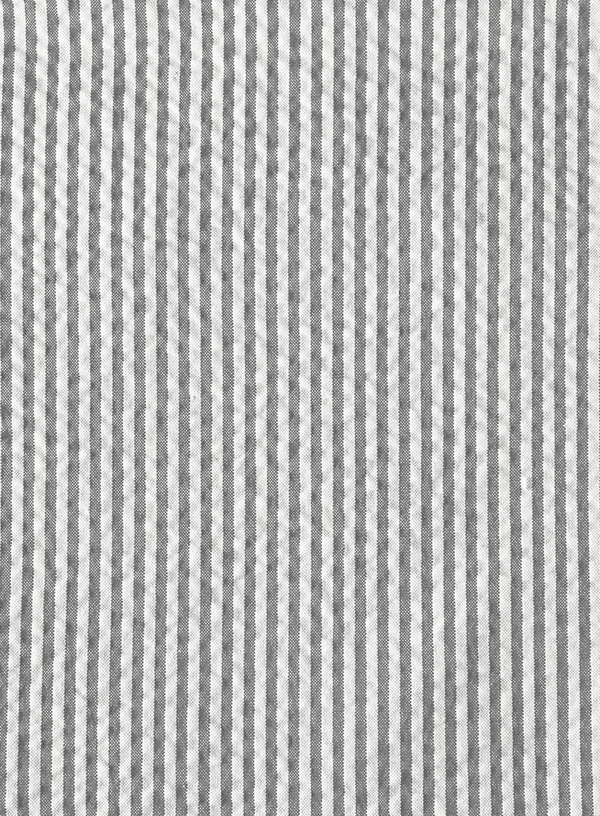 Gray Seersucker Suit