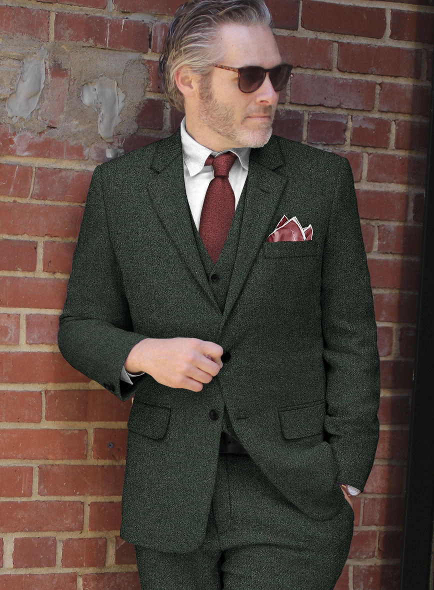 Green Heavy Tweed Suit