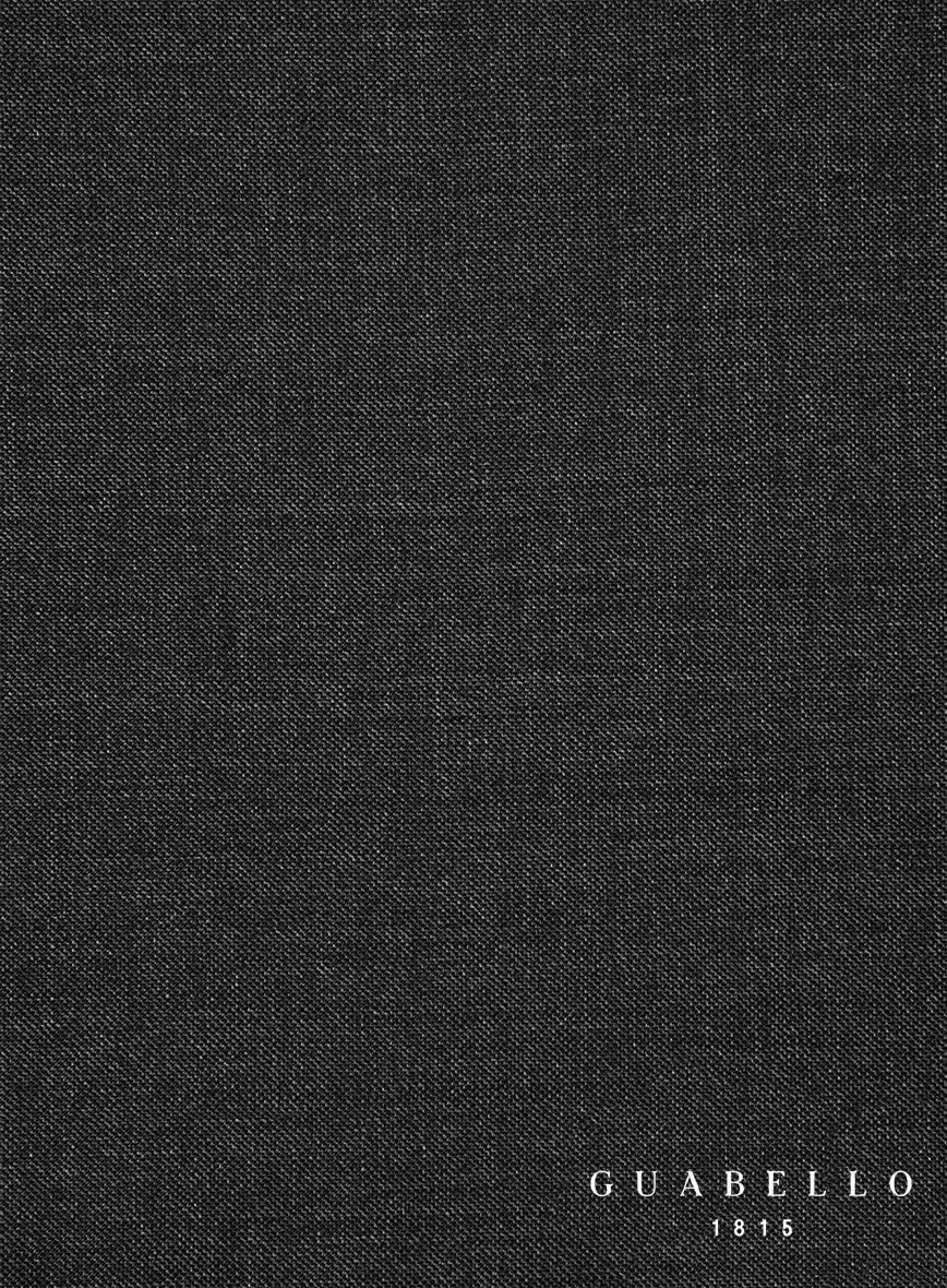 Guabello Charcoal Sharkskin Suit
