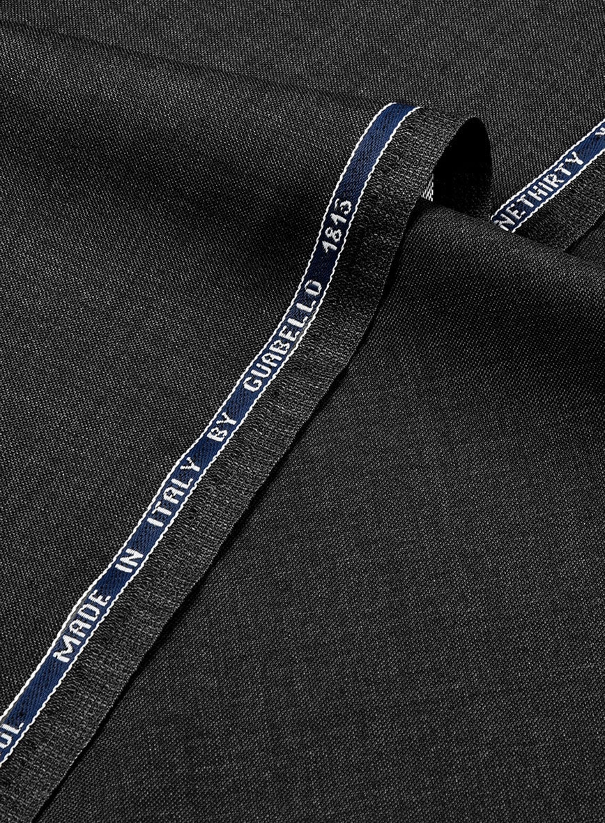 Guabello Charcoal Sharkskin Suit