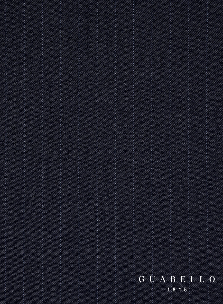 Guabello Dark Blue Pinstripe Suit