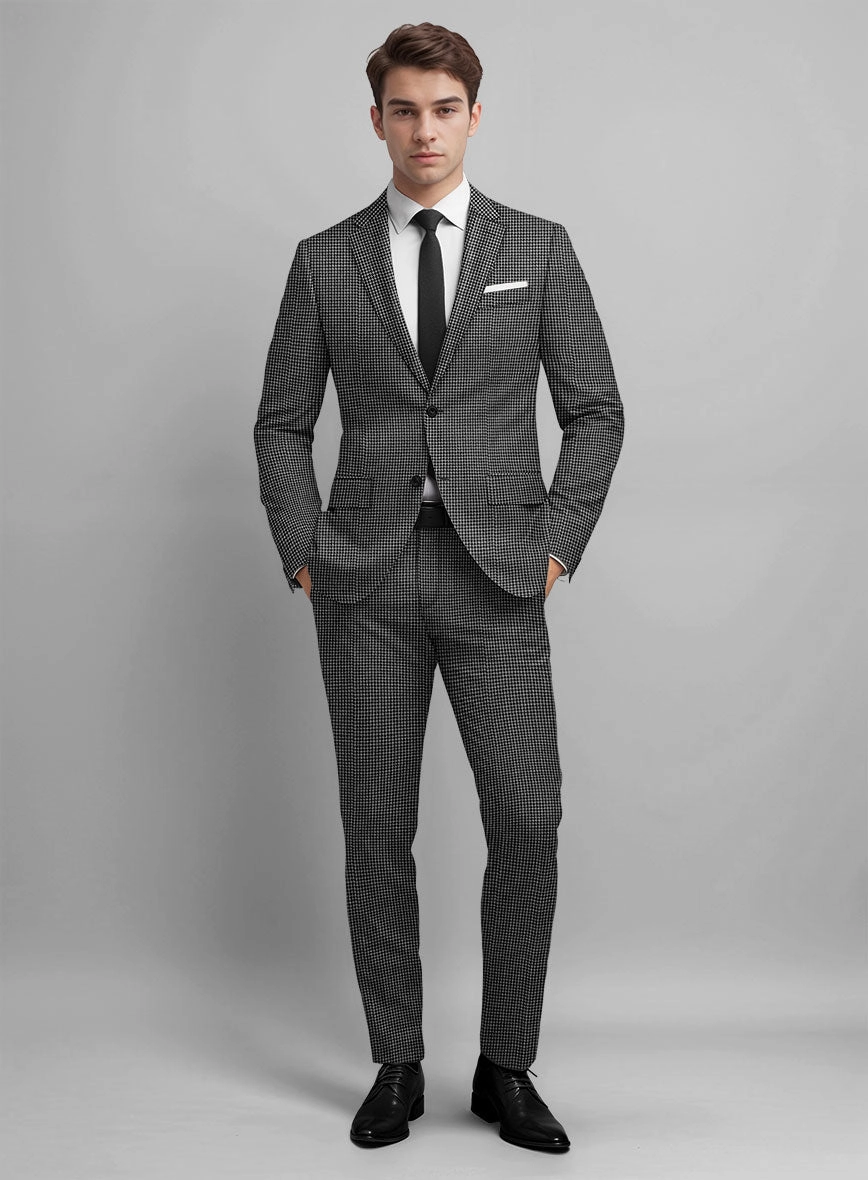 Guabello Gray Houndstooth Suit