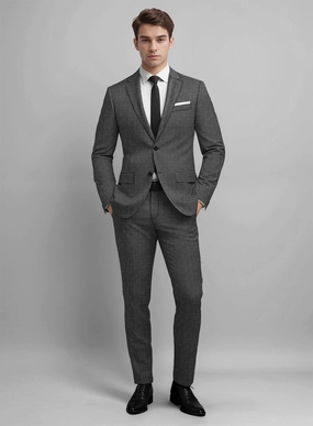 Guabello Gray Houndstooth Suit