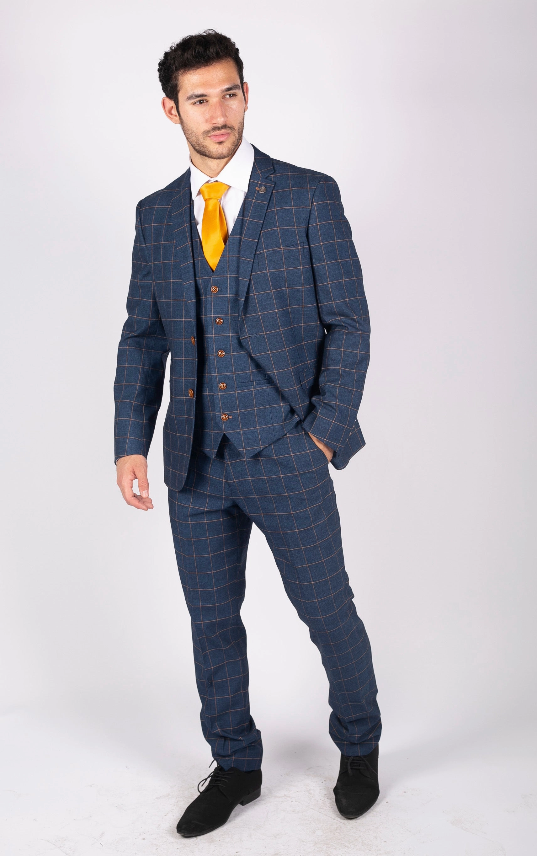 Hamleys 3 Piece Blue Check Suit