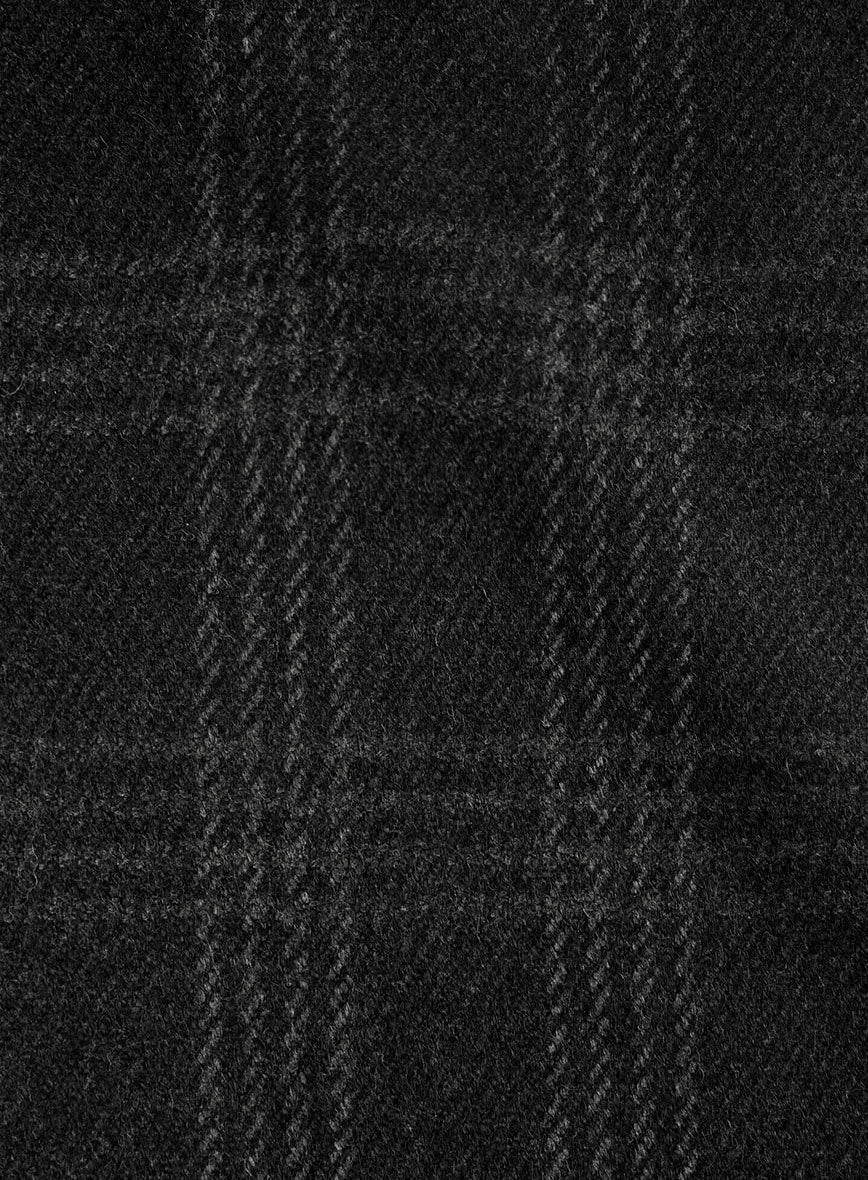 Highlander Black Tartan Tweed Suit