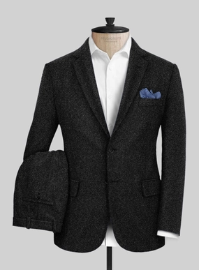 Highlander Heavy Charcoal Bedford Tweed Suit