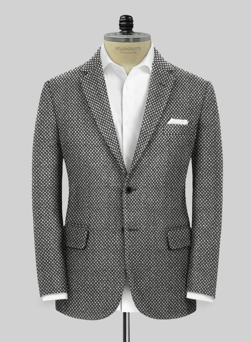 Highlander Heavy Honeycomb Gray Tweed Suit