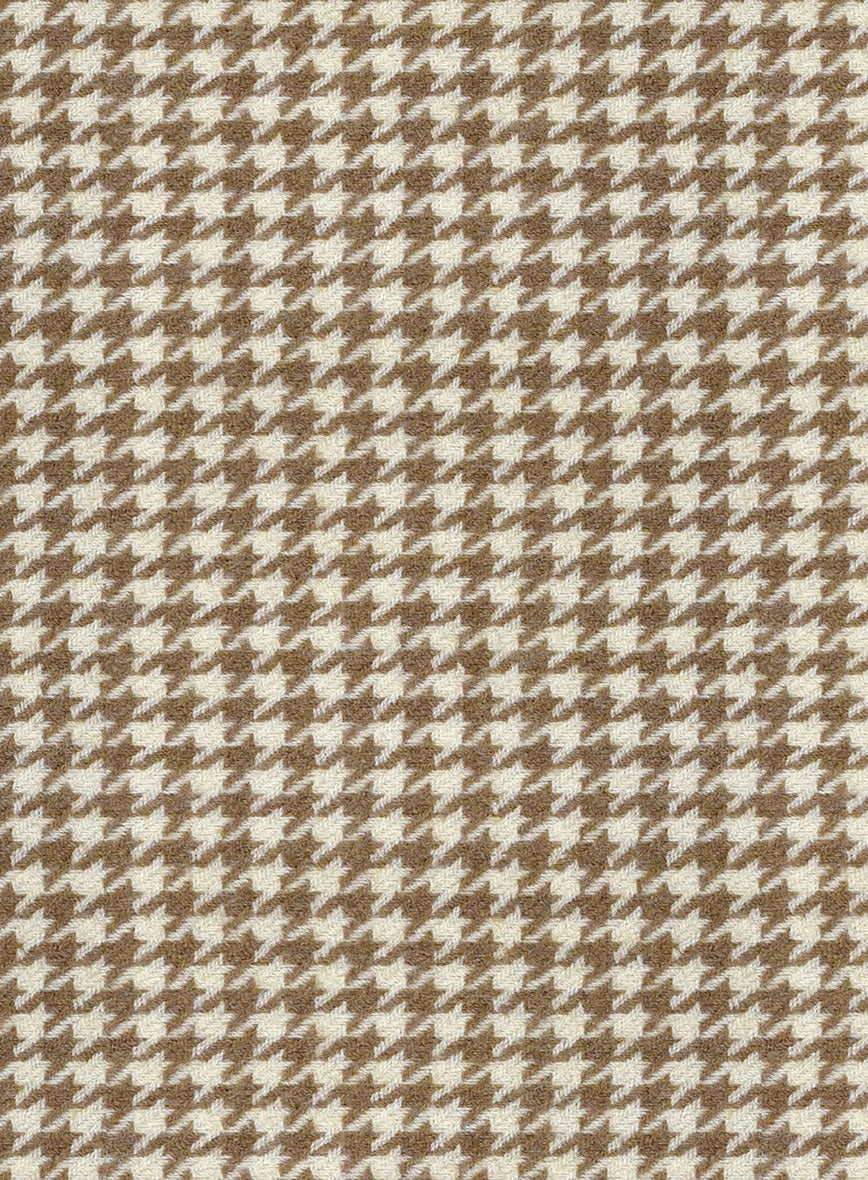 Houndstooth Beige Tweed Suit