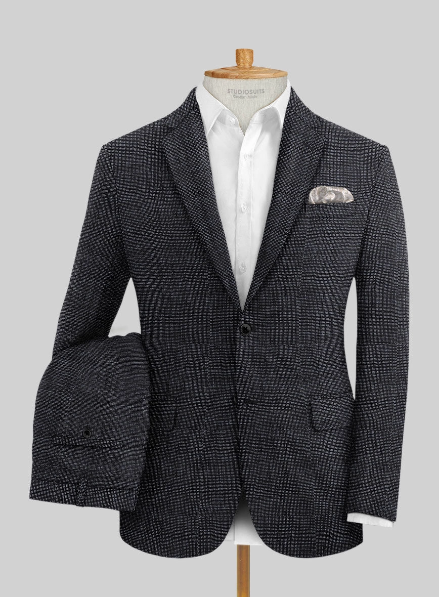 Italian Blu Linen Suit