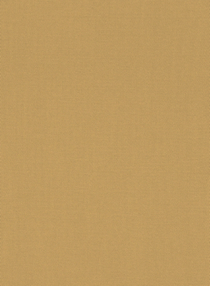 Italian Cider Brown Cotton Stretch Suit