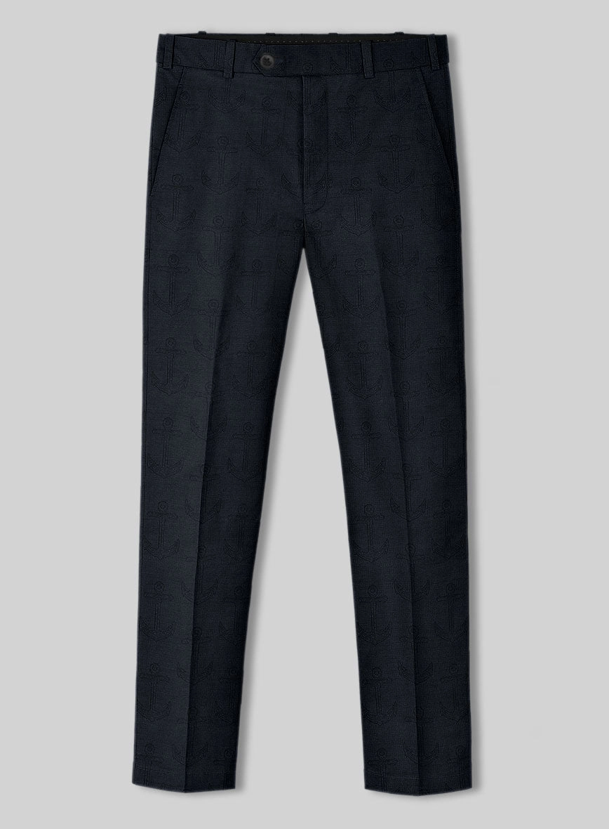 Italian Cotton Linen Anchor Suit