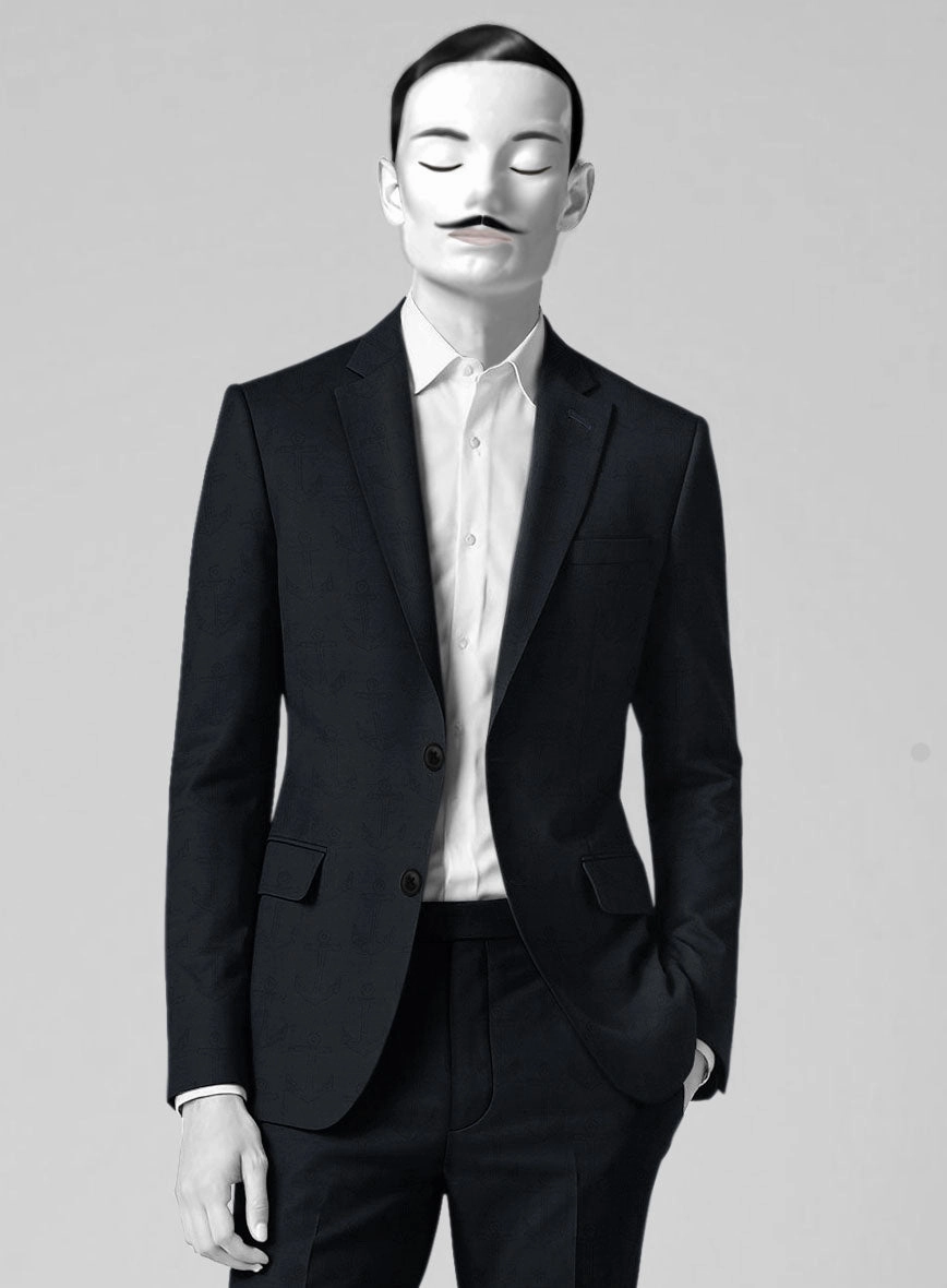 Italian Cotton Linen Anchor Suit