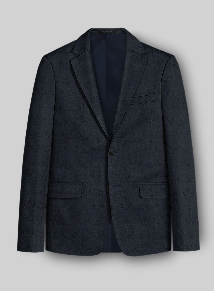 Italian Cotton Linen Anchor Suit