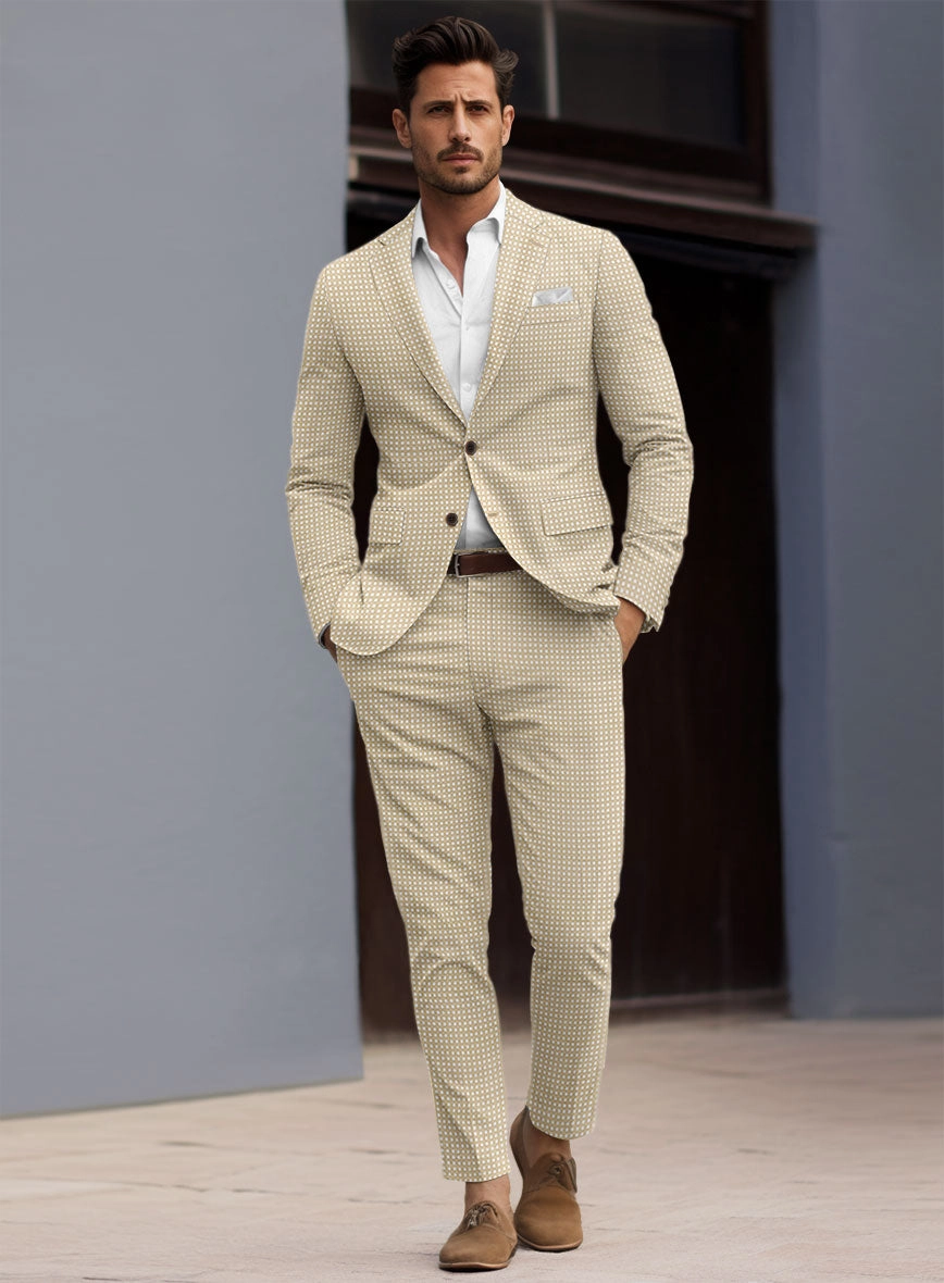 Italian Cotton Silk Reyes Suit