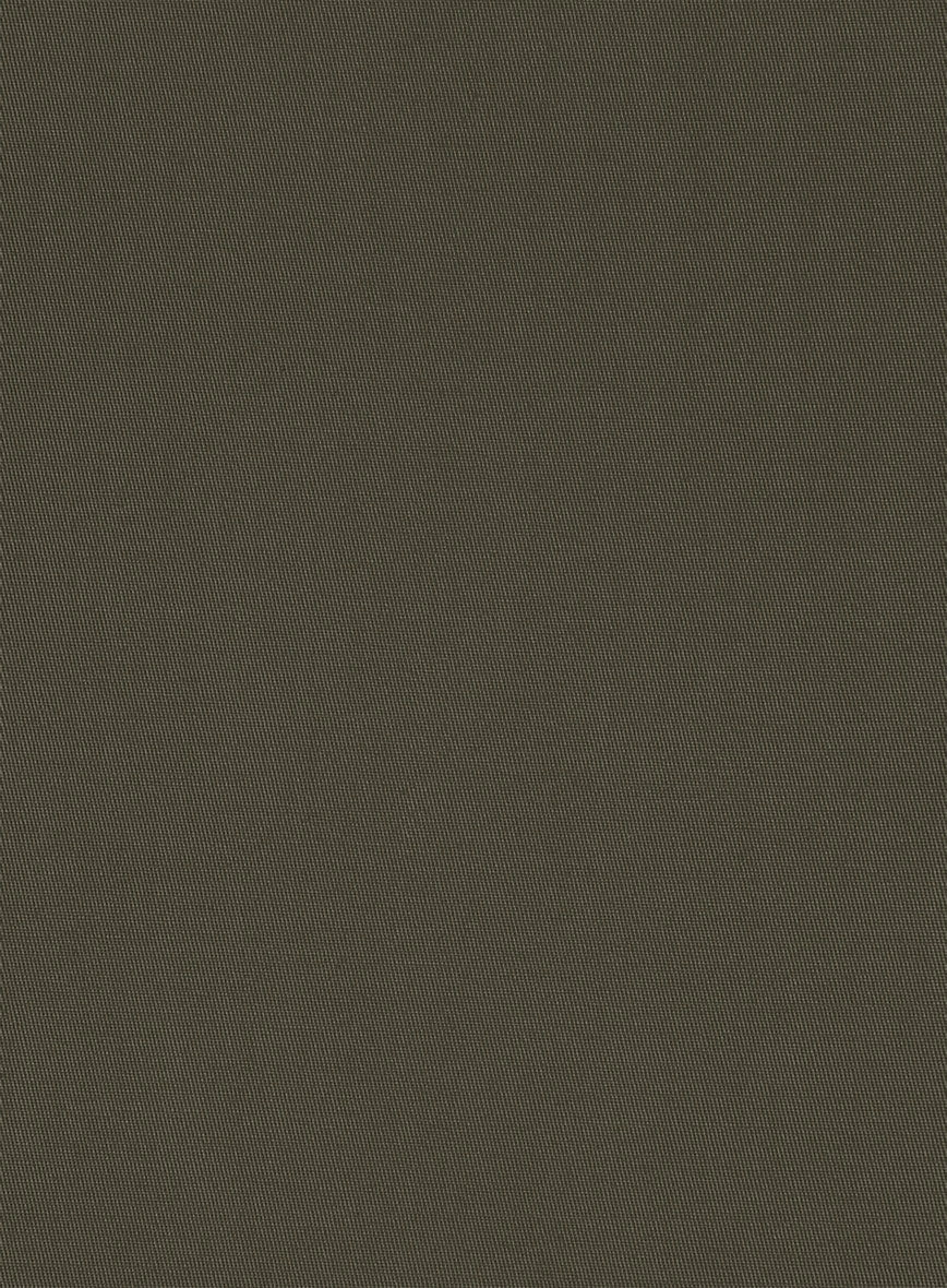 Italian Ivy Green Cotton Stretch Suit