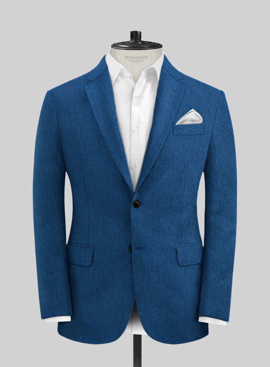 Italian Linen French Blue Suit