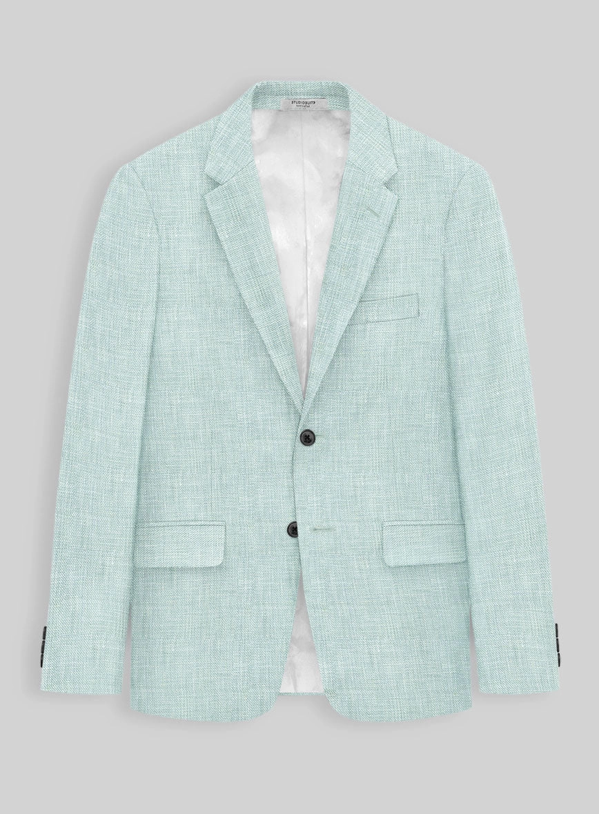 Italian Linen Mint Green Suit