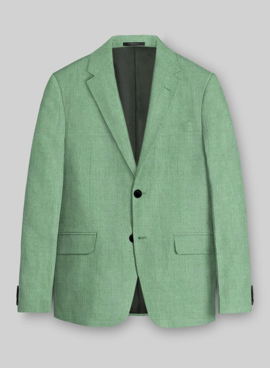Italian Linen Mojito Green Suit