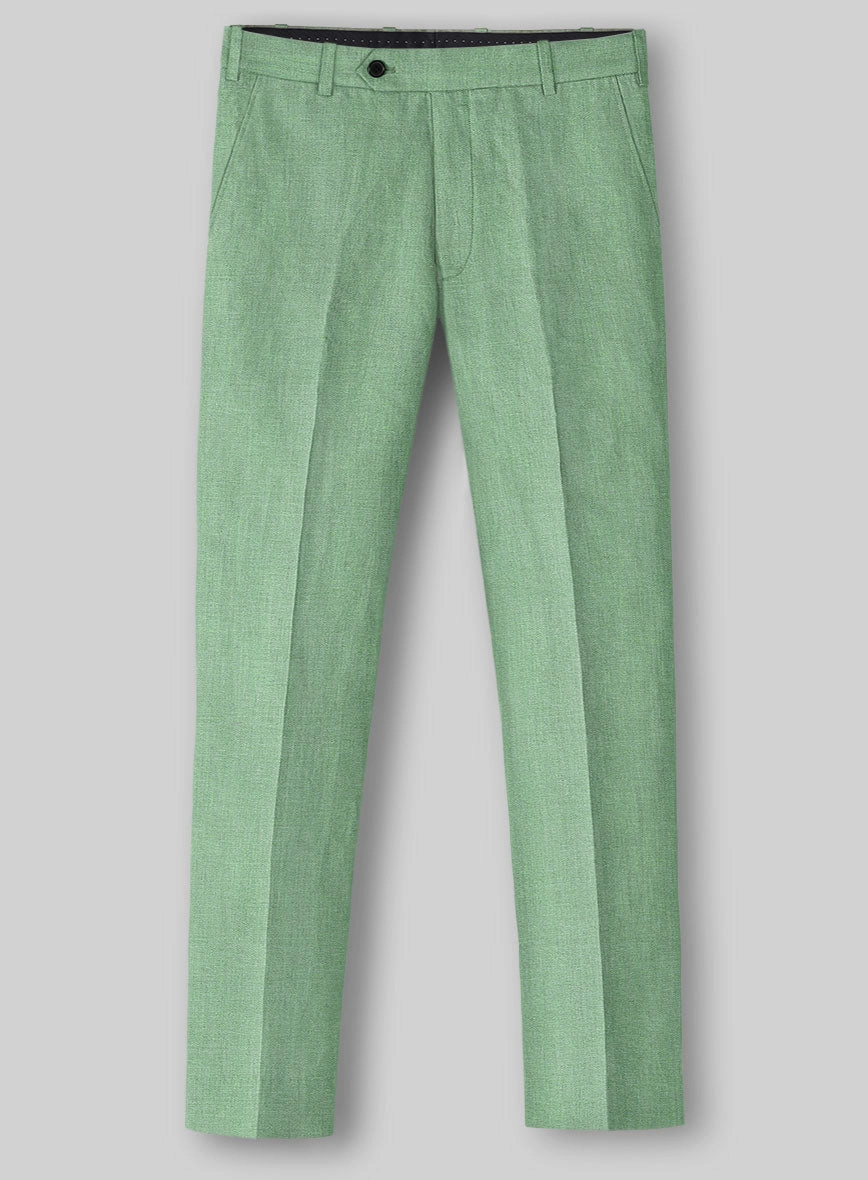 Italian Linen Mojito Green Suit